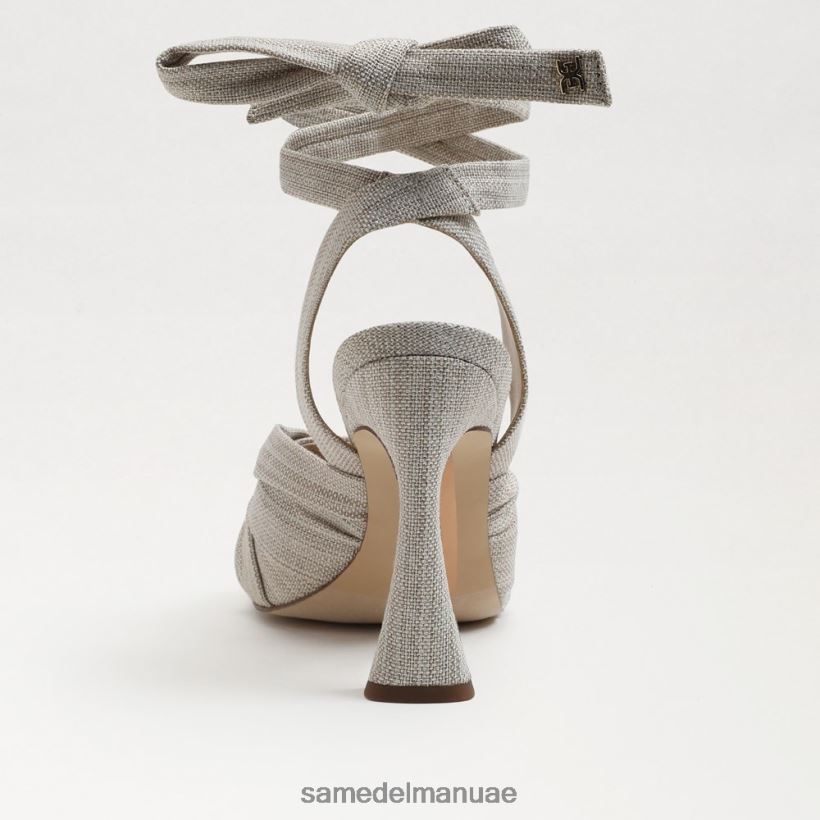 الكتان الطبيعي أحذية Sam Edelman نحيف صندل بكعب سميك من لينورا 246L6T865