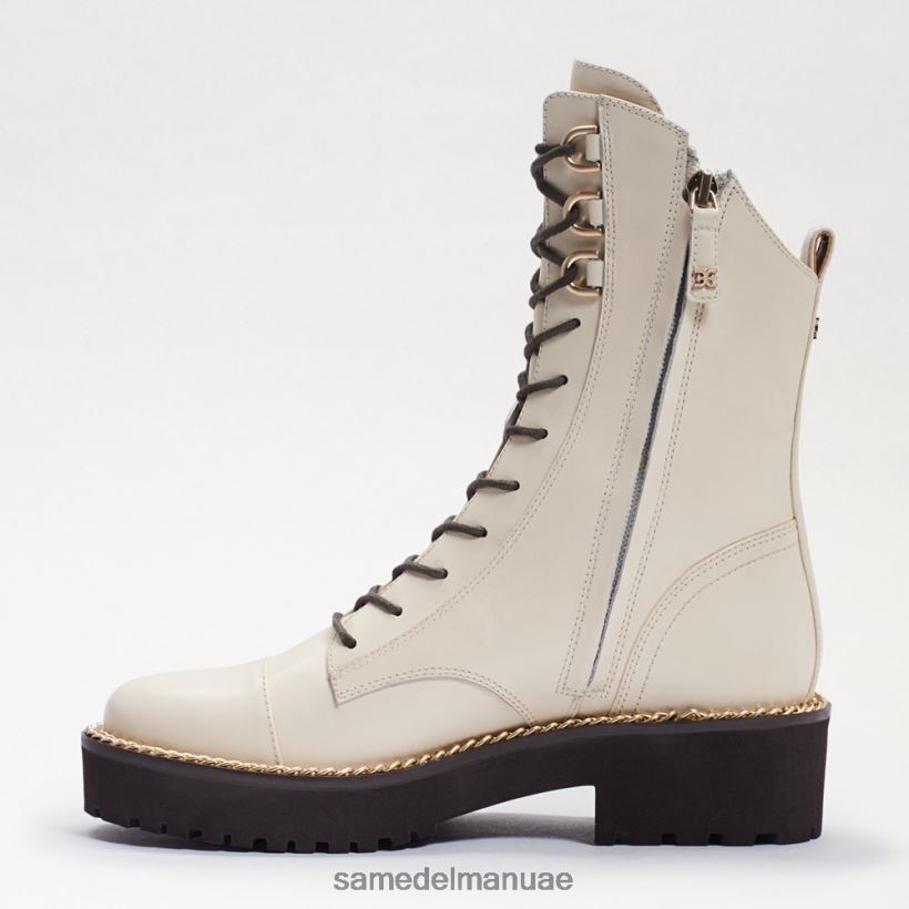 جلد عاجي حديث أحذية Sam Edelman نحيف حذاء لينلي القتالي 246L6T869