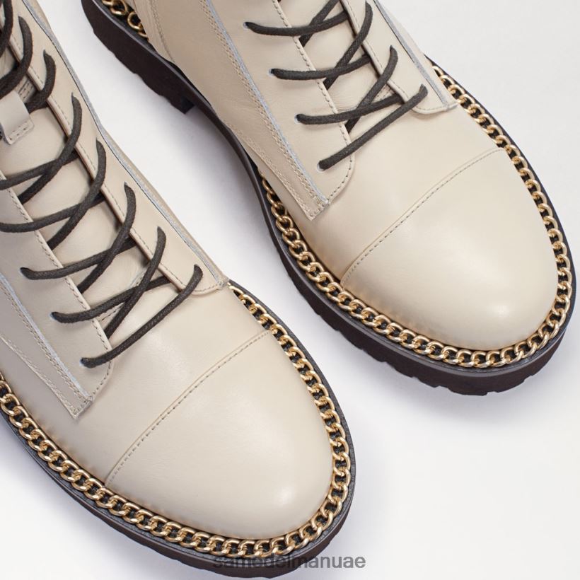 جلد عاجي حديث أحذية Sam Edelman نحيف حذاء لينلي القتالي 246L6T869