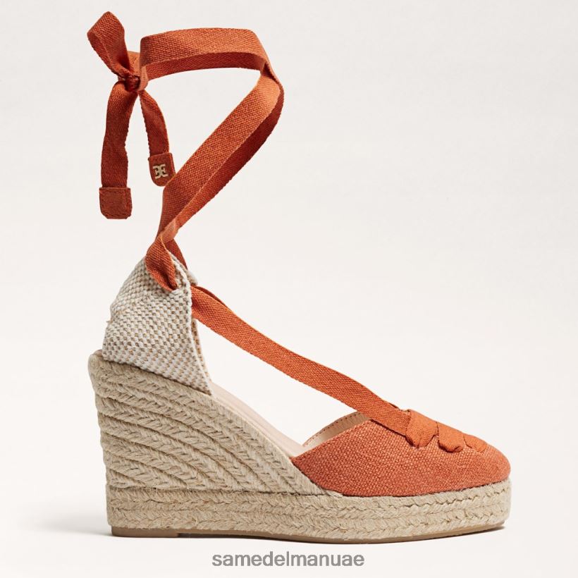 برتقالي محترق أحذية Sam Edelman نحيف صندل إسبادريل من مارجريتا 246L6T86