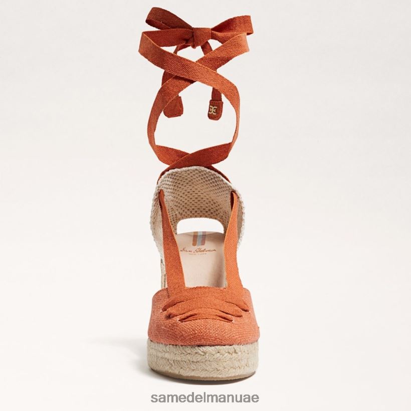 برتقالي محترق أحذية Sam Edelman نحيف صندل إسبادريل من مارجريتا 246L6T86