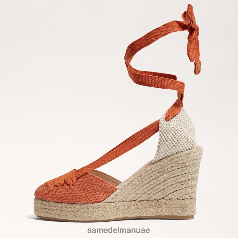برتقالي محترق أحذية Sam Edelman نحيف صندل إسبادريل من مارجريتا 246L6T86