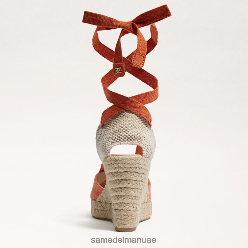 برتقالي محترق أحذية Sam Edelman نحيف صندل إسبادريل من مارجريتا 246L6T86
