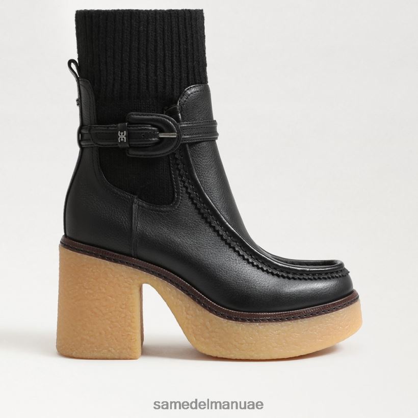 جلد أسود أحذية Sam Edelman نحيف حذاء سيدني 246L6T873