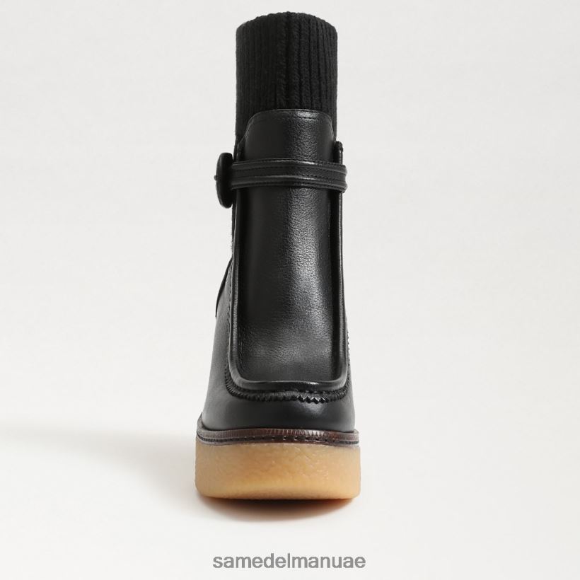 جلد أسود أحذية Sam Edelman نحيف حذاء سيدني 246L6T873