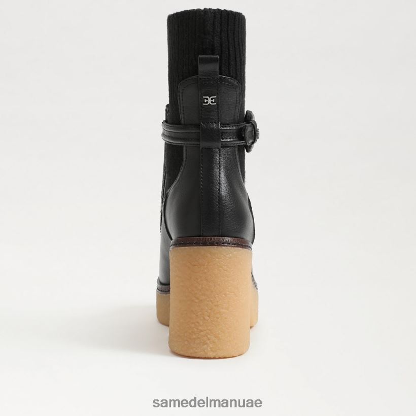 جلد أسود أحذية Sam Edelman نحيف حذاء سيدني 246L6T873