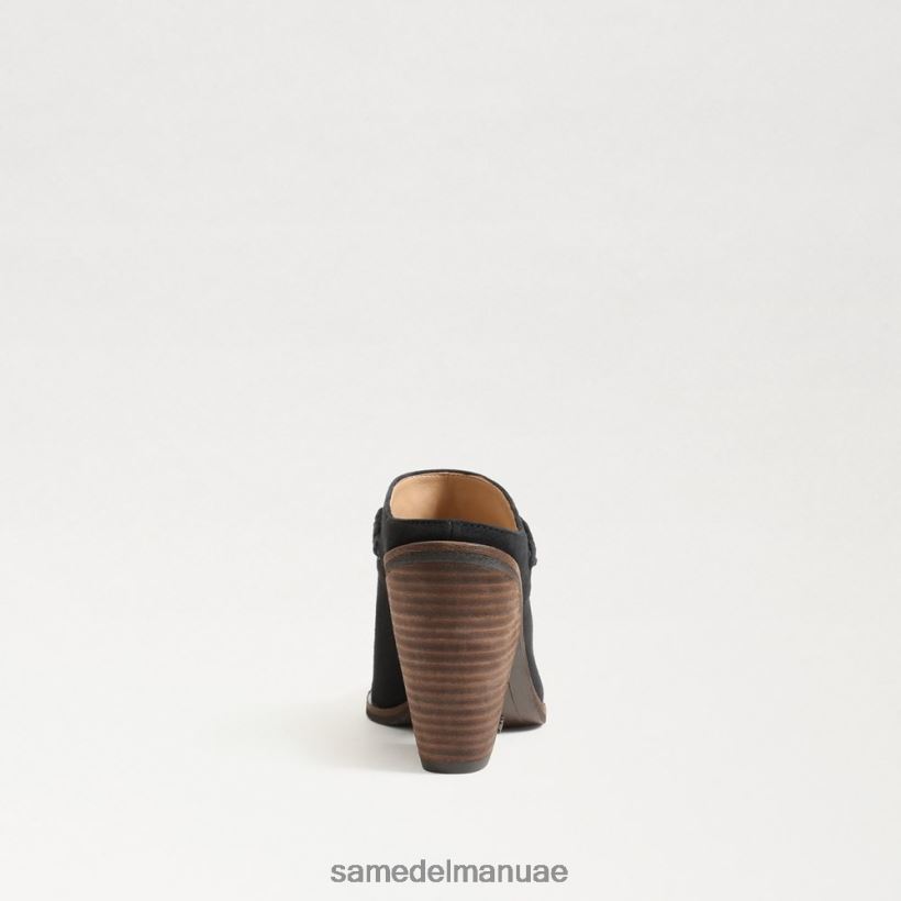 جلد الغزال الأسود أحذية Sam Edelman نحيف بغل أليسون الغربي 246L6T882