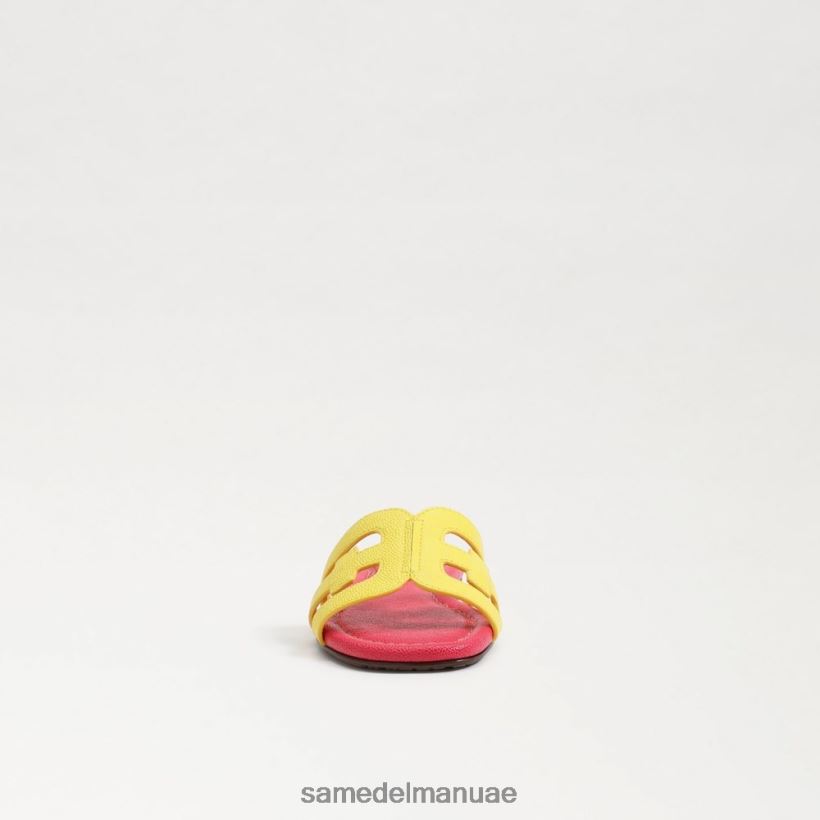 الميموزا الصفراء/فوشيا فائقة أحذية Sam Edelman أطفال صندل منزلق خليج 246L6T886