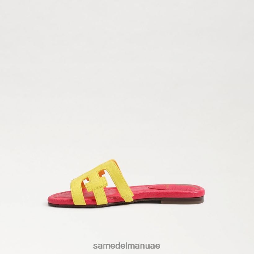 الميموزا الصفراء/فوشيا فائقة أحذية Sam Edelman أطفال صندل منزلق خليج 246L6T886