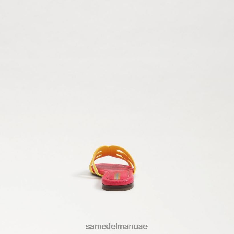 الميموزا الصفراء/فوشيا فائقة أحذية Sam Edelman أطفال صندل منزلق خليج 246L6T886