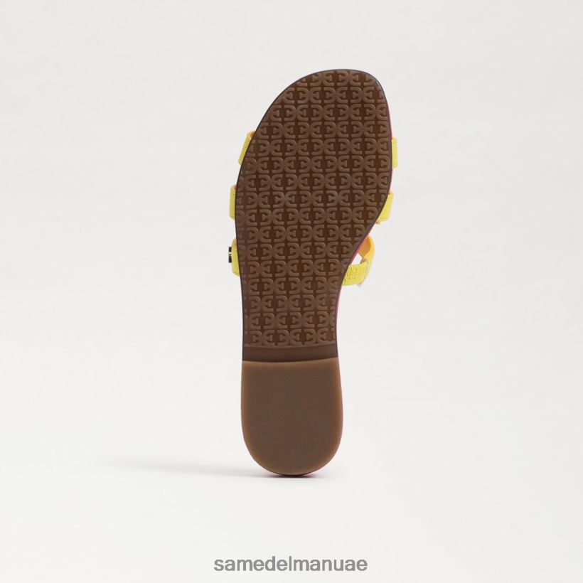 الميموزا الصفراء/فوشيا فائقة أحذية Sam Edelman أطفال صندل منزلق خليج 246L6T886