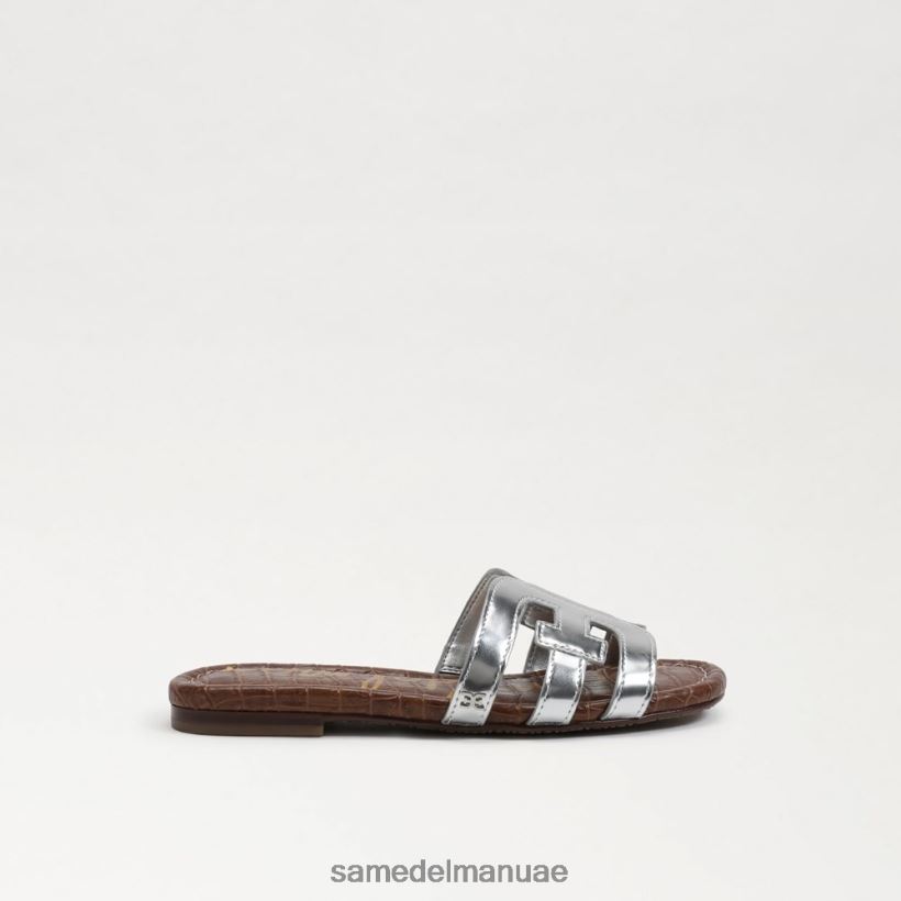 الفضة الناعمة أحذية Sam Edelman أطفال صندل منزلق خليج 246L6T888