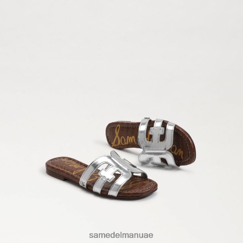 الفضة الناعمة أحذية Sam Edelman أطفال صندل منزلق خليج 246L6T888