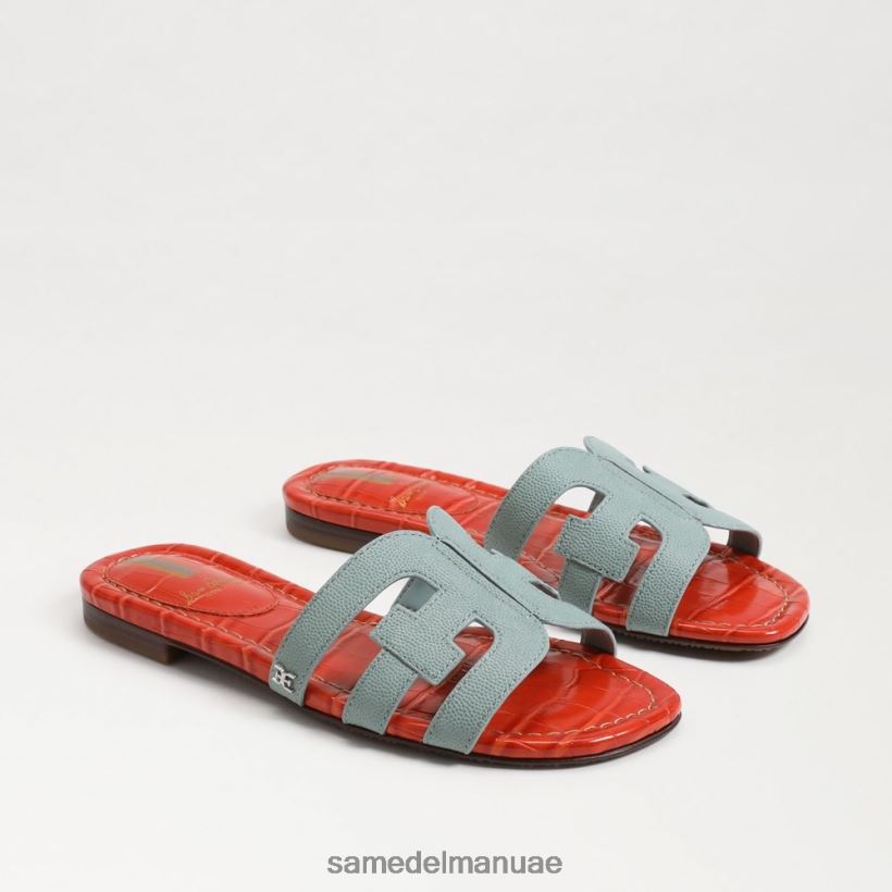 المد الأزرق / الخشخاش البرتقالي أحذية Sam Edelman نحيف صندل منزلق خليج 246L6T9
