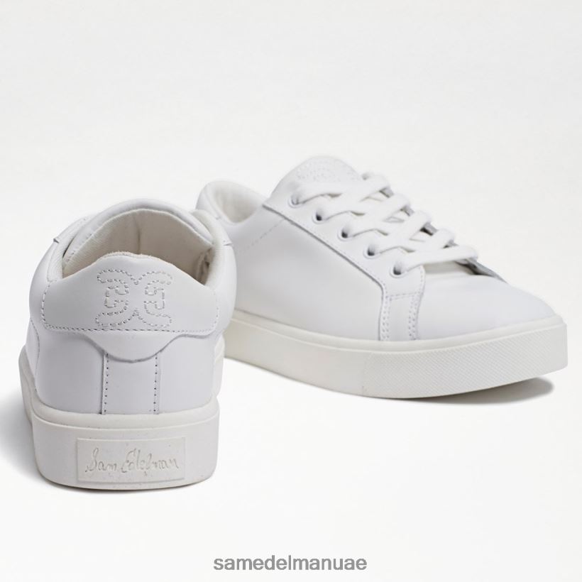 جلد أبيض أحذية Sam Edelman أطفال حذاء رياضي إيثيل 246L6T910