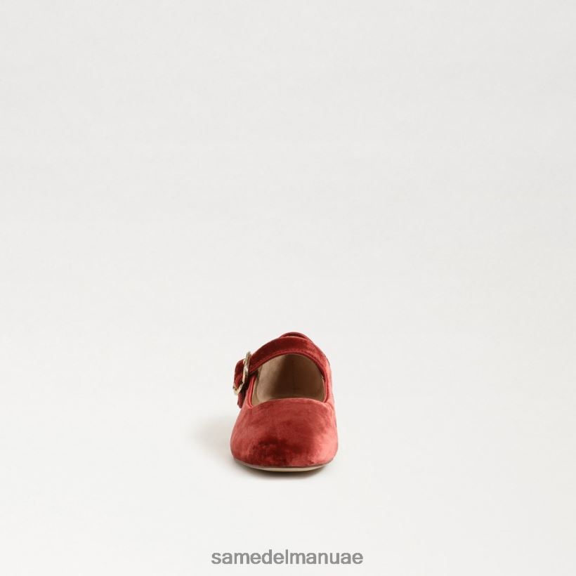 كانيون برتقالي مخملي أحذية Sam Edelman أطفال ميكايلا ماري جين 246L6T912