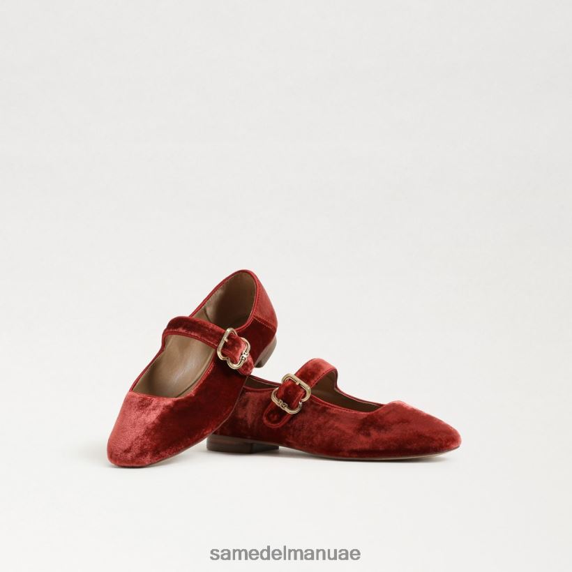 كانيون برتقالي مخملي أحذية Sam Edelman أطفال ميكايلا ماري جين 246L6T912
