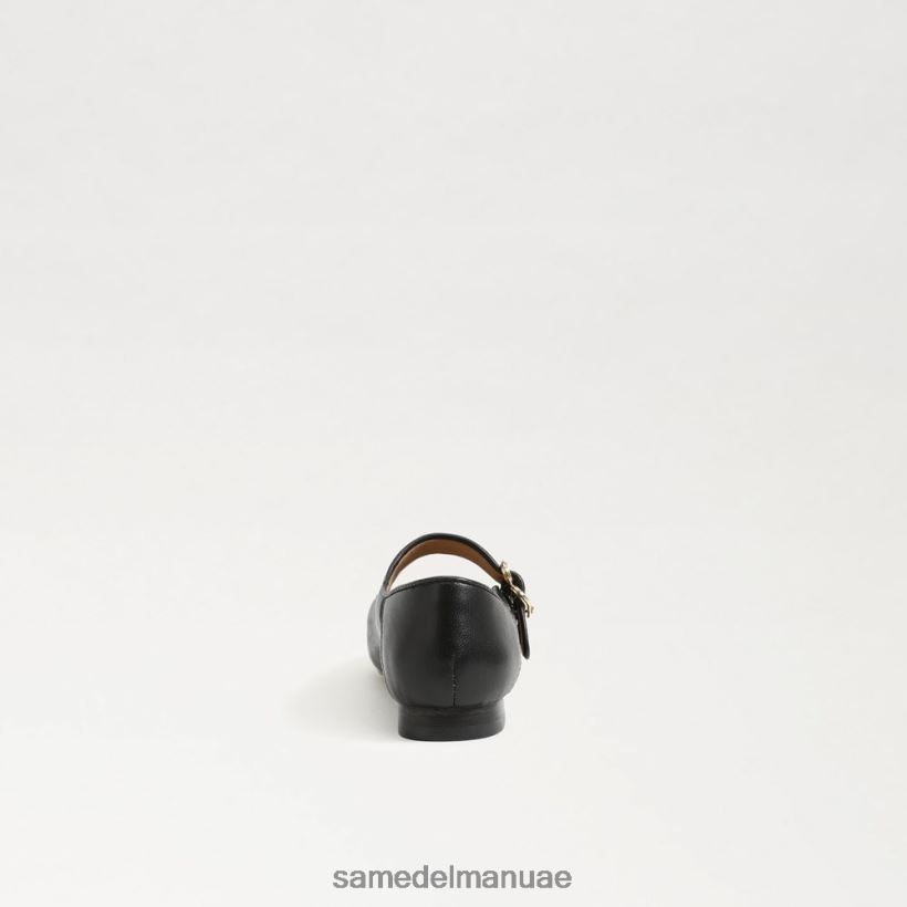 جلد أسود أحذية Sam Edelman أطفال ميكايلا ماري جين 246L6T915