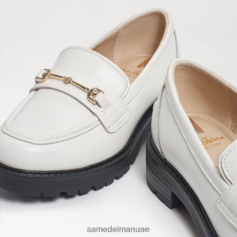 جلد مربع أبيض مشرق أحذية Sam Edelman أطفال متعطل تول 246L6T921