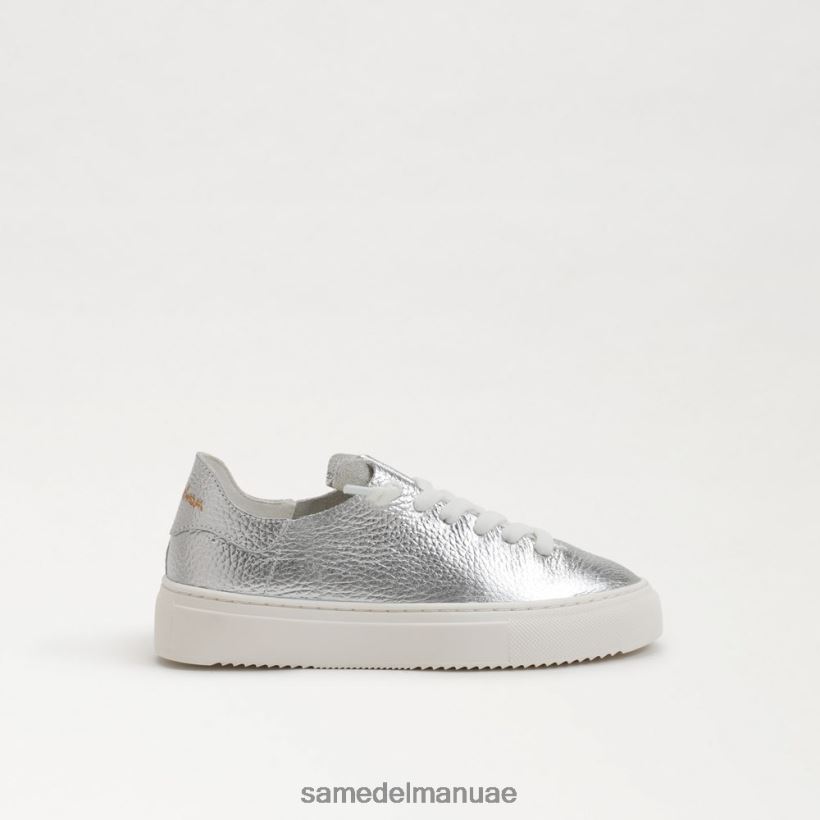 الفضة الناعمة أحذية Sam Edelman أطفال حذاء رياضي برباط الخشخاش 246L6T923