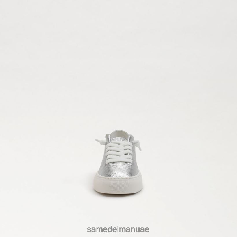 الفضة الناعمة أحذية Sam Edelman أطفال حذاء رياضي برباط الخشخاش 246L6T923