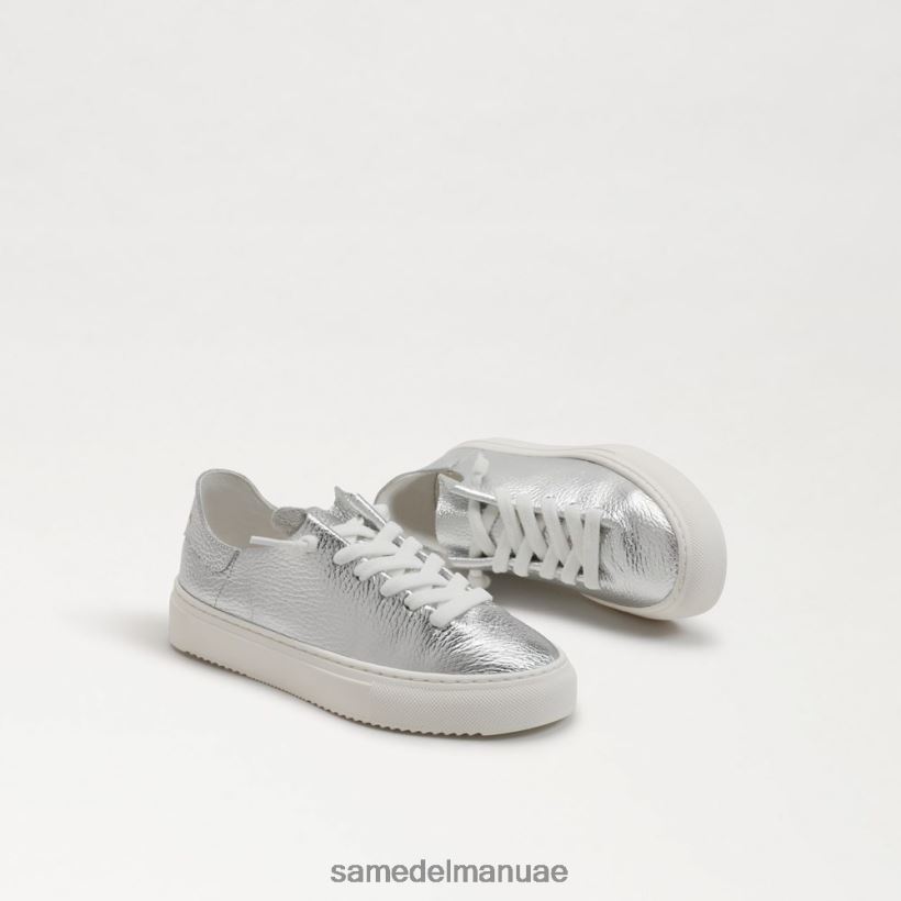 الفضة الناعمة أحذية Sam Edelman أطفال حذاء رياضي برباط الخشخاش 246L6T923