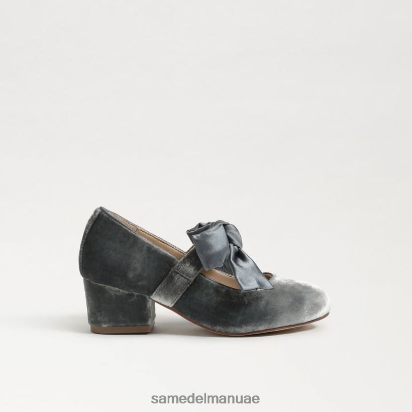 سموكي الأزرق أحذية Sam Edelman أطفال تيدي بلوك كعب ماري جين 246L6T933