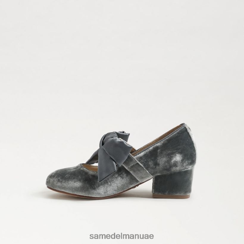 سموكي الأزرق أحذية Sam Edelman أطفال تيدي بلوك كعب ماري جين 246L6T933