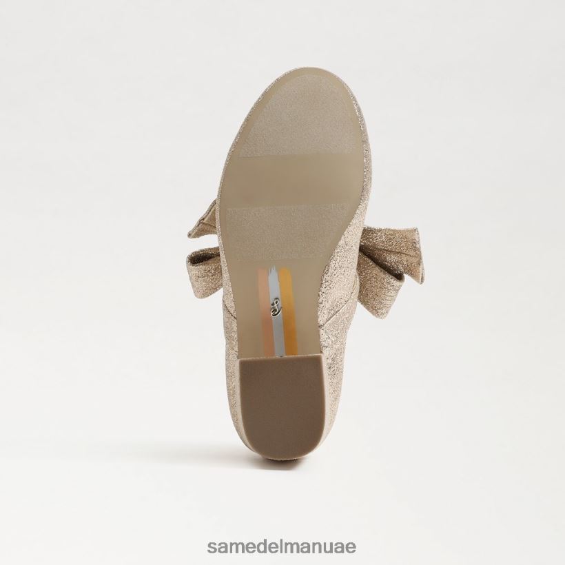 أوراق الذهب أحذية Sam Edelman أطفال تيدي بلوك كعب ماري جين 246L6T934