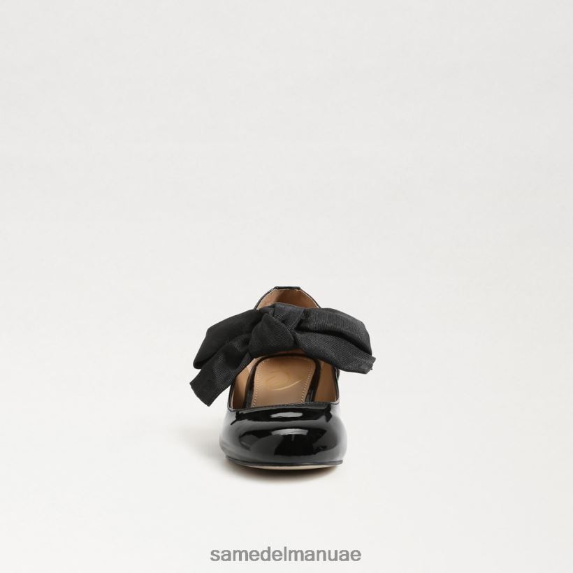 أسود براءة اختراع أحذية Sam Edelman أطفال تيدي بلوك كعب ماري جين 246L6T935