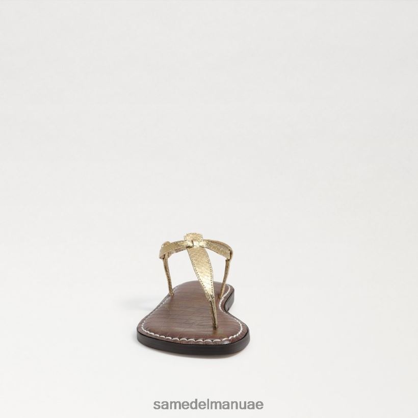 بوا ذهبي معدني أحذية Sam Edelman أطفال صندل جيجي ثونغ 246L6T936