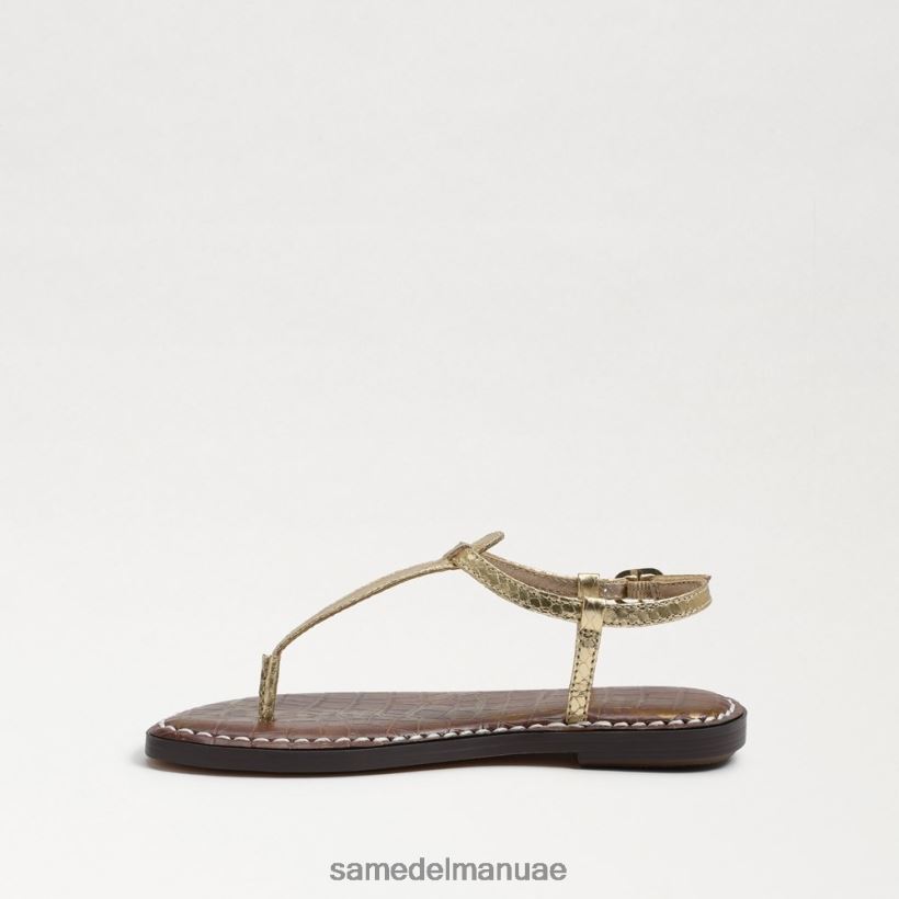 بوا ذهبي معدني أحذية Sam Edelman أطفال صندل جيجي ثونغ 246L6T936