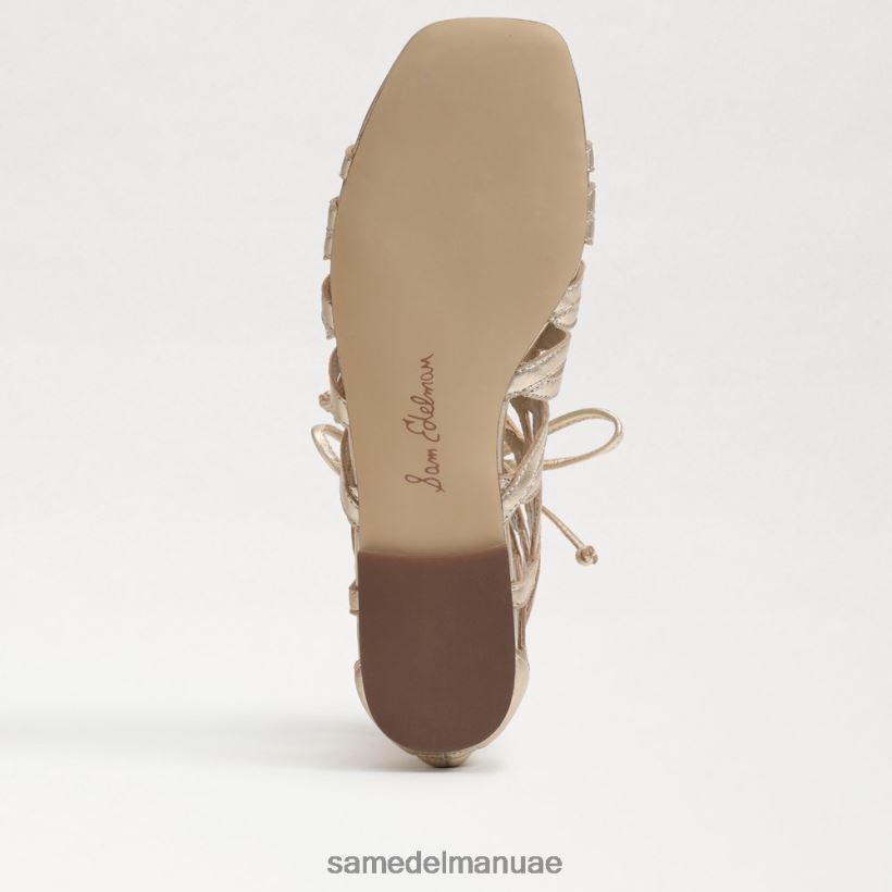 أوراق الذهب أحذية Sam Edelman نحيف صندل مصارع لارا 246L6T945