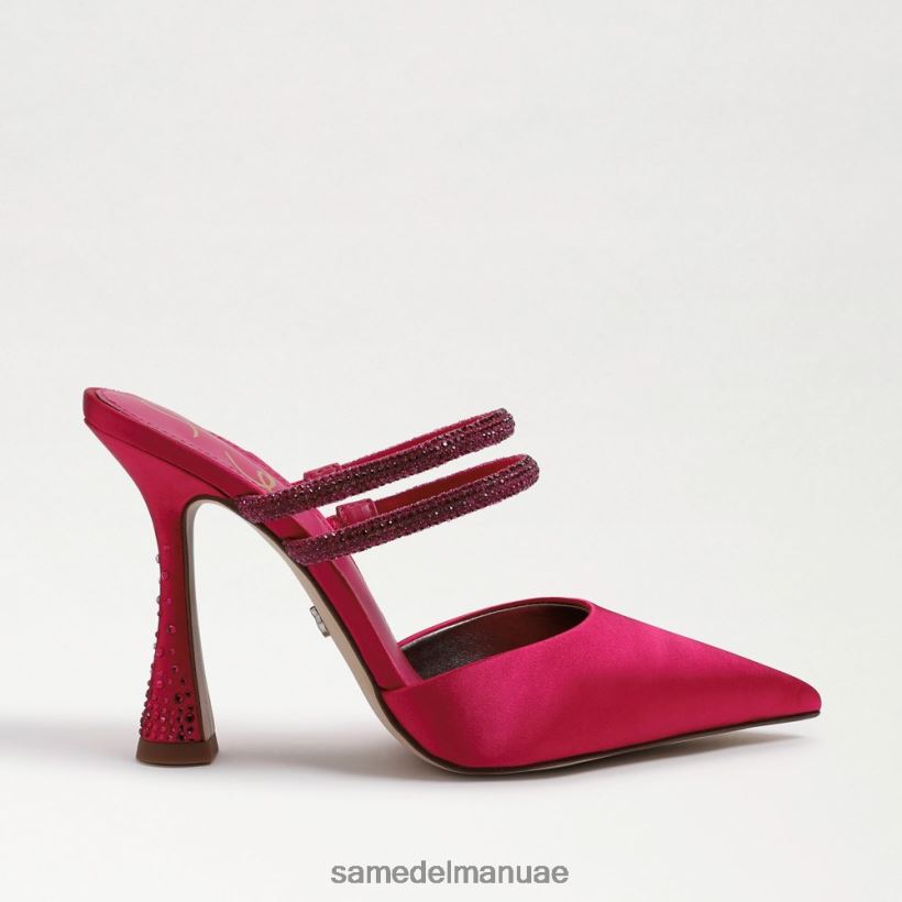 الساتان الفوشيه الجريء أحذية Sam Edelman نحيف مضخة بغل أوغستينا 246L6T954