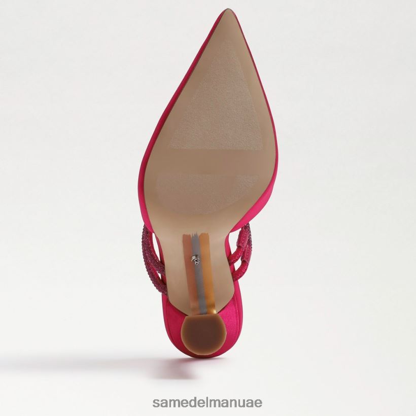 الساتان الفوشيه الجريء أحذية Sam Edelman نحيف مضخة بغل أوغستينا 246L6T954