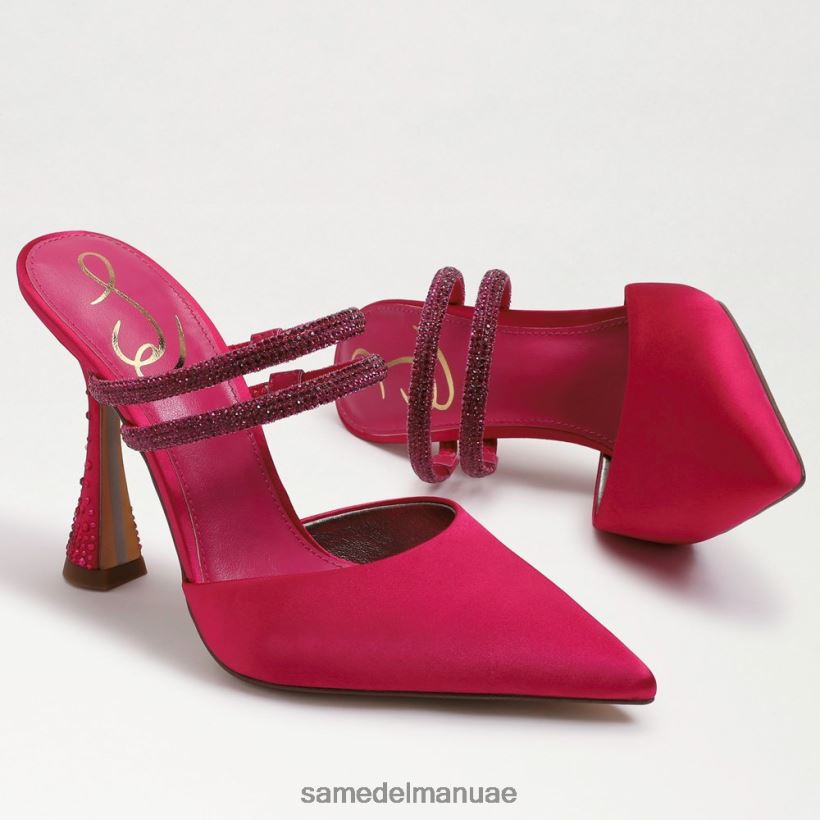 الساتان الفوشيه الجريء أحذية Sam Edelman نحيف مضخة بغل أوغستينا 246L6T954
