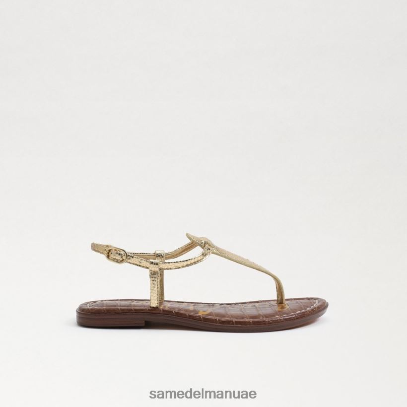 العنبر الذهب أحذية Sam Edelman أطفال صندل جيجي ثونغ 246L6T959