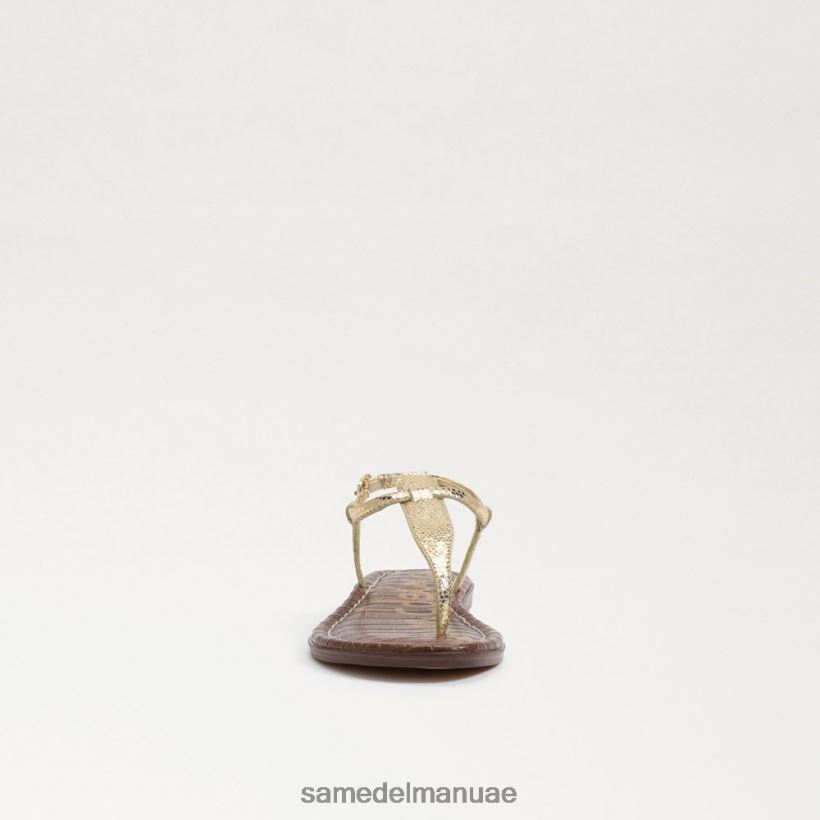 العنبر الذهب أحذية Sam Edelman أطفال صندل جيجي ثونغ 246L6T959