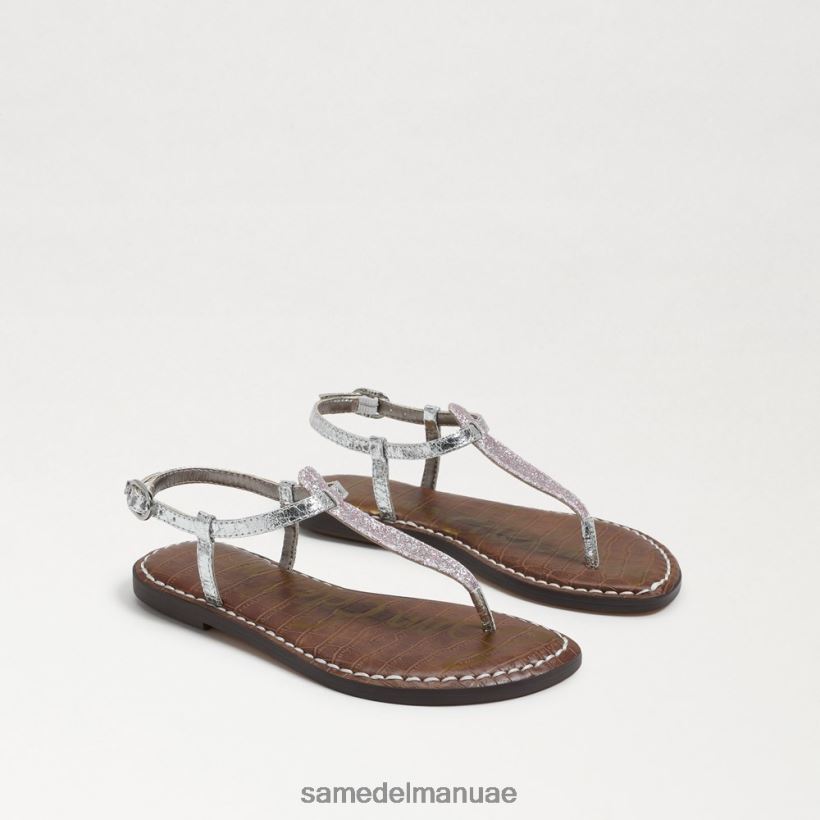 أرجواني / بريق الفضة أحذية Sam Edelman أطفال صندل جيجي ثونغ 246L6T960