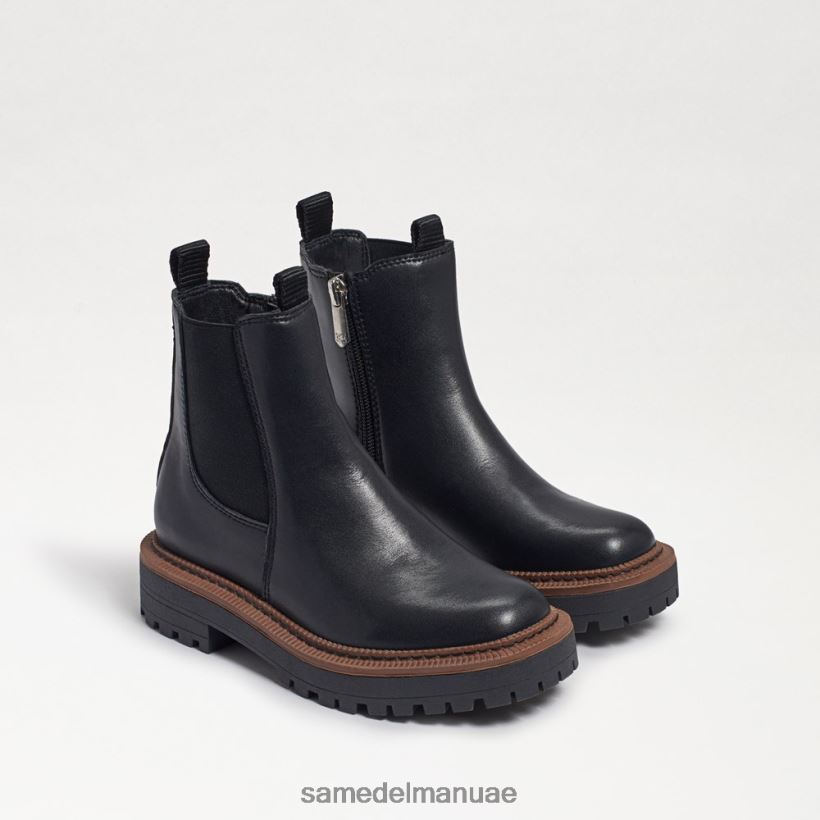 جلد أسود أحذية Sam Edelman أطفال حذاء لاجونا تشيلسي 246L6T968