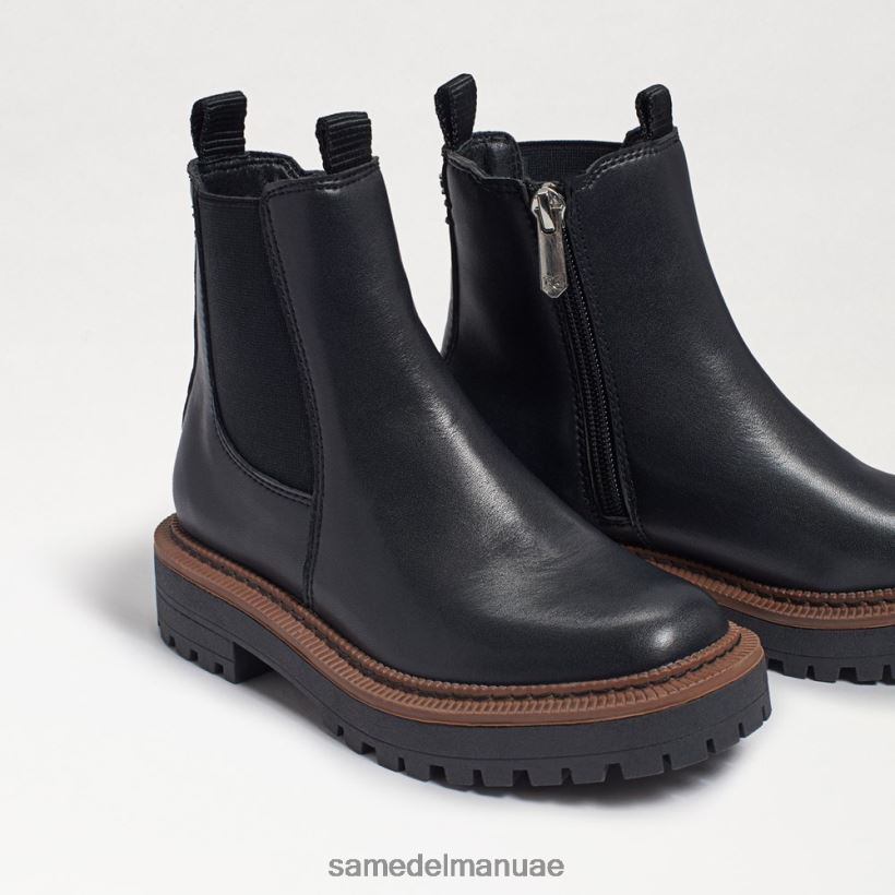 جلد أسود أحذية Sam Edelman أطفال حذاء لاجونا تشيلسي 246L6T968