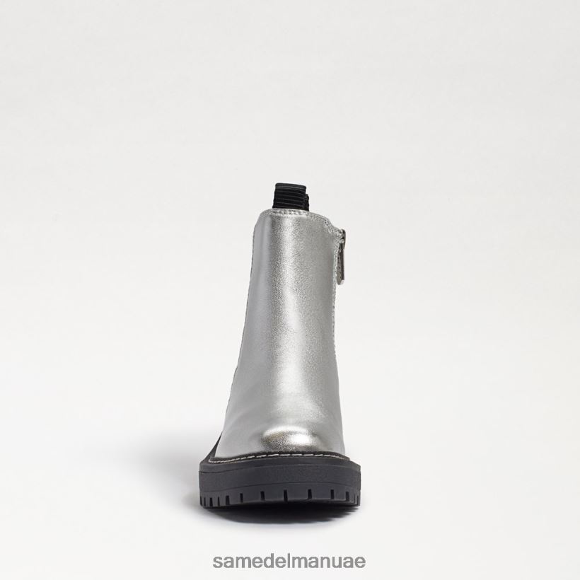 جلد فضي ناعم أحذية Sam Edelman أطفال حذاء لاجونا تشيلسي 246L6T969