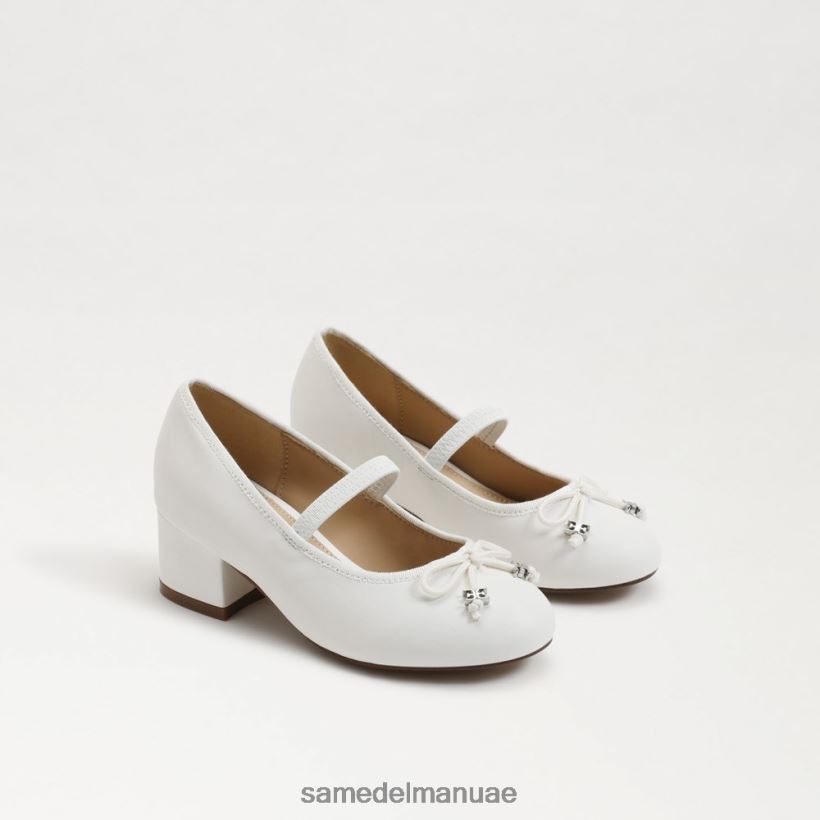 ناصعة البياض أحذية Sam Edelman أطفال تايرا ماري جين كعب كتلة 246L6T978