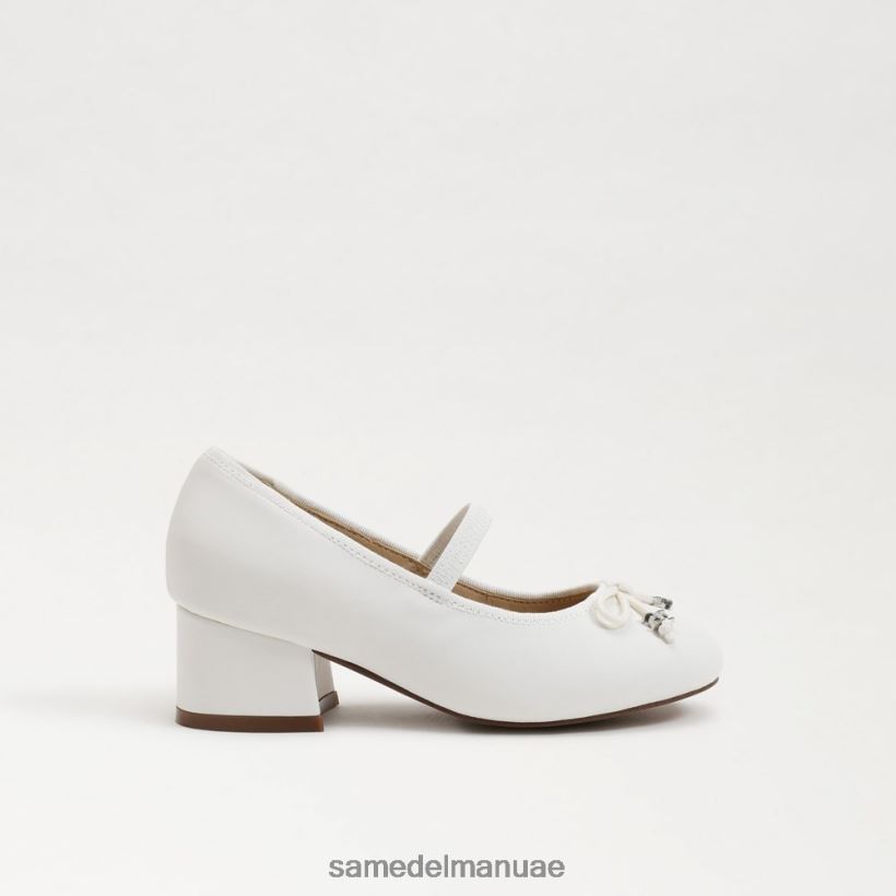 ناصعة البياض أحذية Sam Edelman أطفال تايرا ماري جين كعب كتلة 246L6T978