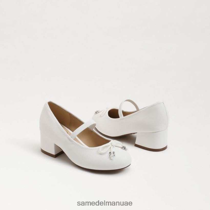ناصعة البياض أحذية Sam Edelman أطفال تايرا ماري جين كعب كتلة 246L6T978