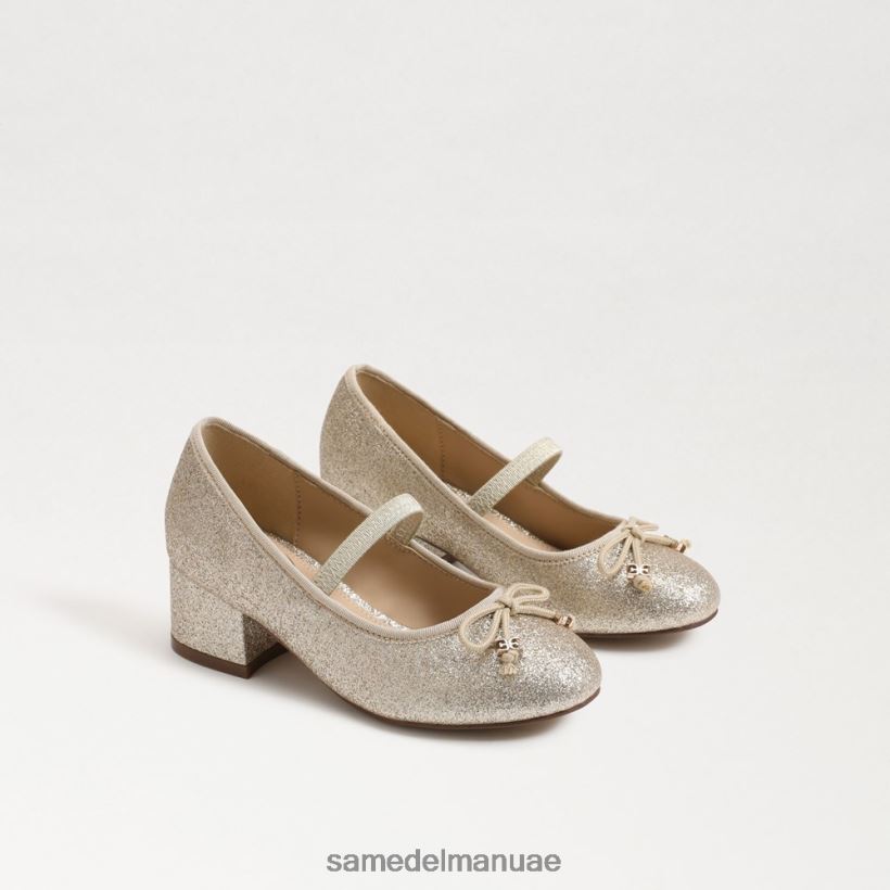 أوراق الذهب أحذية Sam Edelman أطفال تايرا ماري جين كعب كتلة 246L6T980