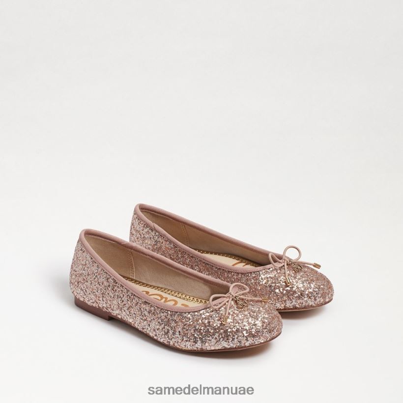 بريق الشمبانيا أحذية Sam Edelman أطفال شقة باليه فيليسيا 246L6T981