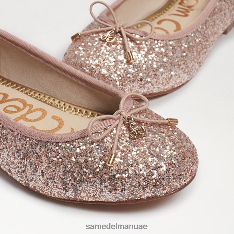 بريق الشمبانيا أحذية Sam Edelman أطفال شقة باليه فيليسيا 246L6T981