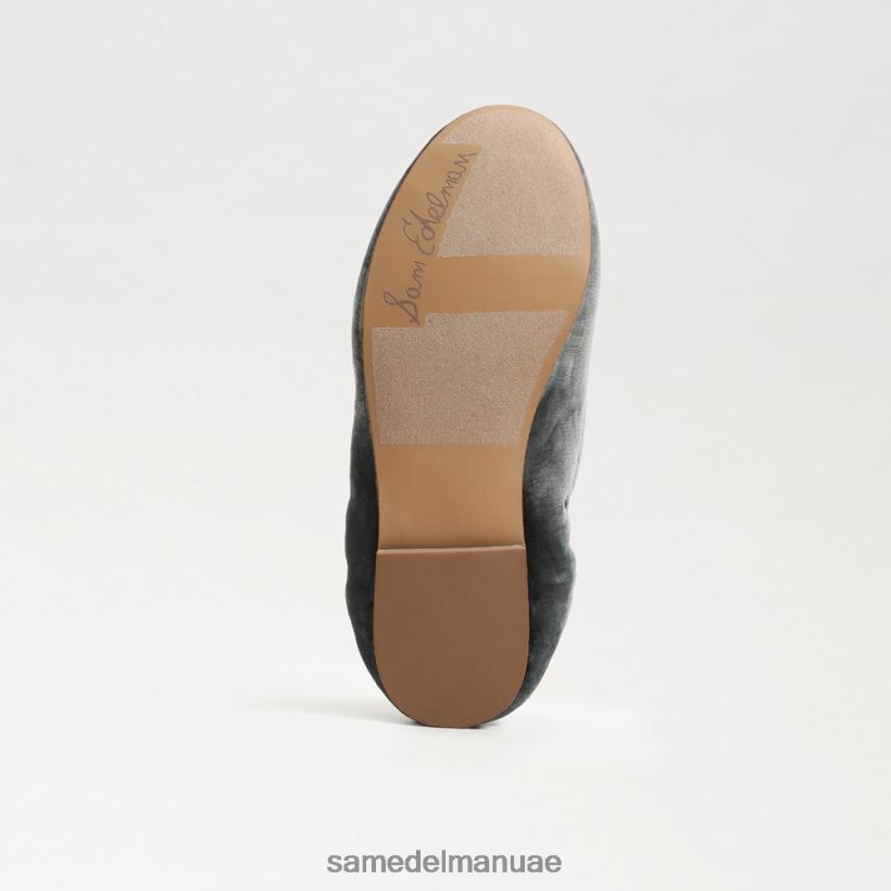 سموكي المخملية الزرقاء أحذية Sam Edelman أطفال شقة باليه فيليسيا 246L6T982