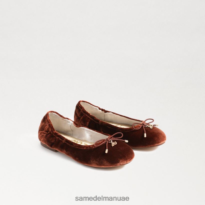 بني أحذية Sam Edelman أطفال شقة باليه فيليسيا 246L6T985